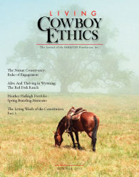 Living Cowboy Ethics Summer 2008